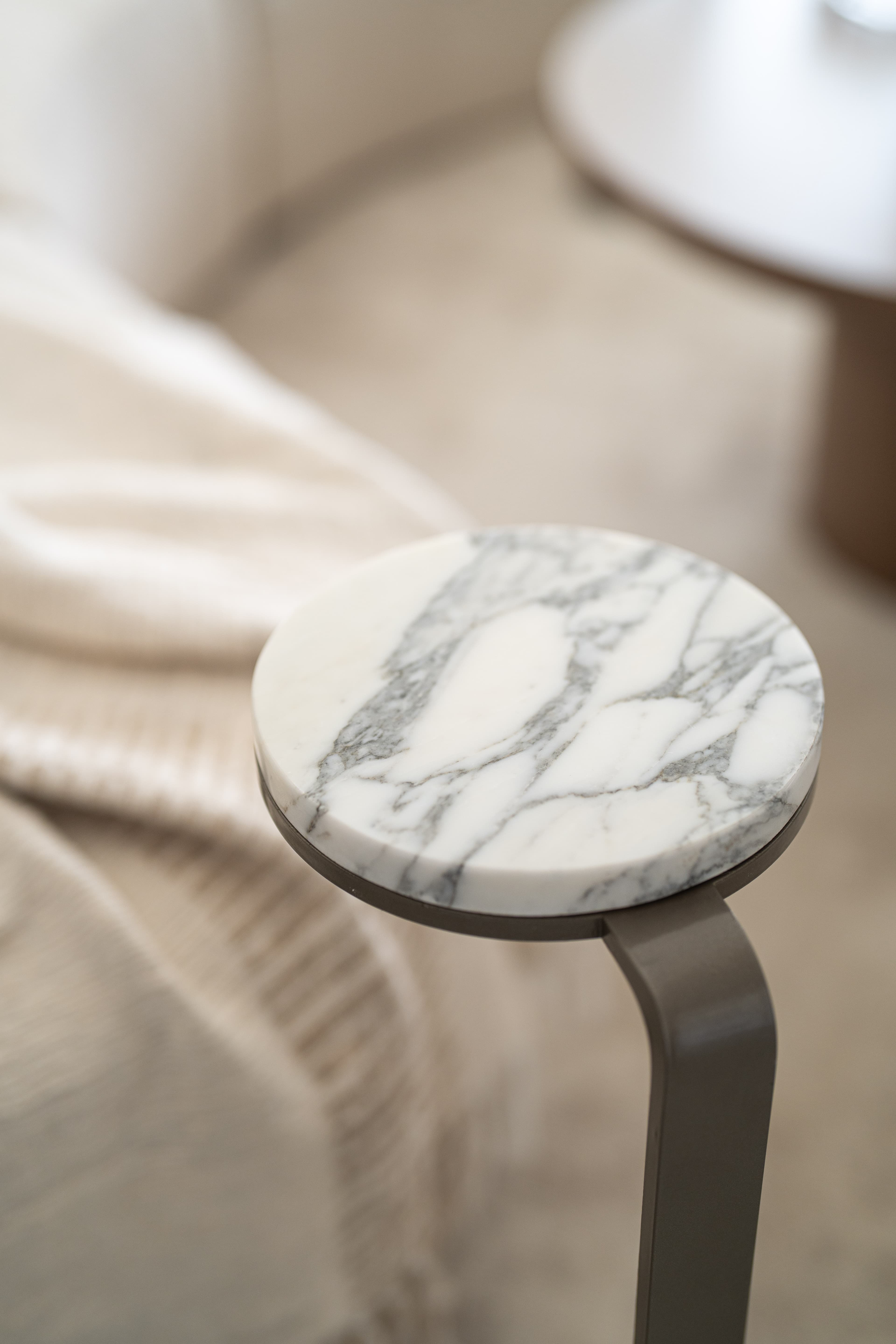 Carrara Titanium Frank Drink Table product image 4